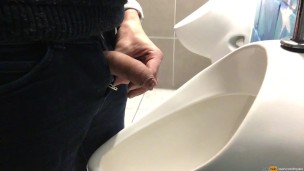 Imagine that you're a fly spying on me taking a piss