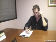 Slutty granny blowjob