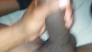 Big black dick makes massive mess