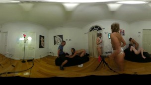 BIG BOOTY KELSI MONROE FUCKS BIG DICK IN CAMSODA VR ORGY CUMSHOT FACIAL