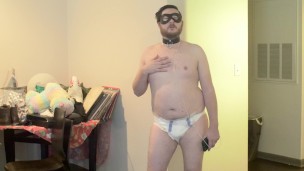 Diaper Slave Humiliation Confession and Dance