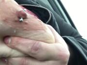 Flashing boobs and squirting milk in public!