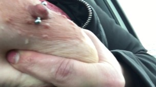 Flashing boobs and squirting milk in public!