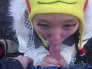 Sakura'chan swallow load in public (almost caught!!) 2/16