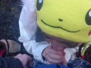 Sakura'chan swallow load in public (almost caught!!) 3/16