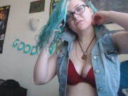 Denim and High Collar Fetish JOI with Blue Ruin 12/16