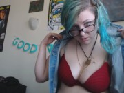 Denim and High Collar Fetish JOI with Blue Ruin 13/16