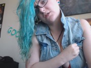 Denim and High Collar Fetish JOI with Blue Ruin 16/16