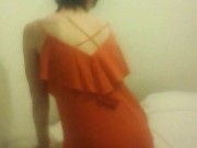 Striptease with massage