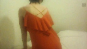 Striptease with massage