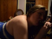 fucking my wife's throat while i watch harry potter on tv 15/16