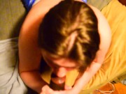 fucking my wife's throat while i watch harry potter on tv 6/16