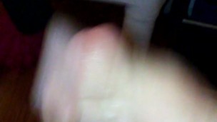 Masturbating