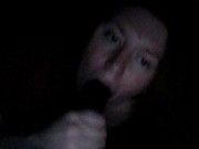 Mrs. suck my BBC love stick passionately in the dark 11/16