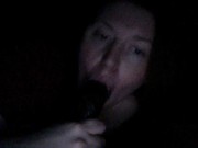 Mrs. suck my BBC love stick passionately in the dark 16/16
