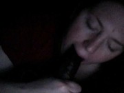 Mrs. suck my BBC love stick passionately in the dark 3/16