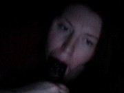 Mrs. suck my BBC love stick passionately in the dark 6/16