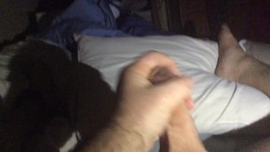 Masturbating after long night of edging