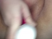 Wet pussy we-vibe toy