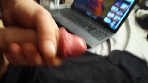 jacking off and cumming