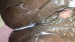 My pussy was creamy af on my dildo
