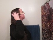 Hair Journal: Combing Long Curly Strawberry Blonde Hair - Week 2 (ASMR) 13/16