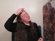 Hair Journal: Combing Long Curly Strawberry Blonde Hair - Week 2 (ASMR) 6/16