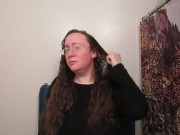 Hair Journal: Combing Long Curly Strawberry Blonde Hair - Week 2 (ASMR) 7/16