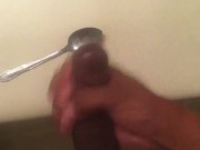 Spoon and cum