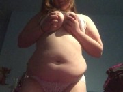 BBW teen strips down part 2