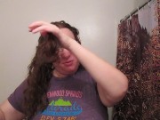 Hair Journal: Combing Long Curly Strawberry Blonde Hair - Week 12 (ASMR)