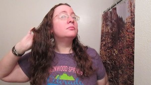 Creating Pig Tails with Long Curly Hair