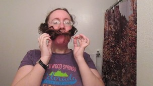 Removing Pig Tails with Long Curly Hair