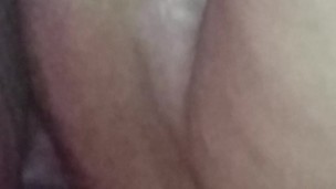 Close-up trying to piss