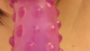 GOREWHORE SHOWS OFF MOUTH SKILLS WITH DILDO