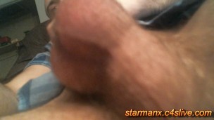Starman X - Hot guy jacks big cock