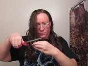 Trimming Long Curly Hair 022620017