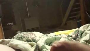 Morning edged big Cumshot
