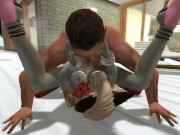 The Sun Bath ( Furry / Yiff with human ) 9/16