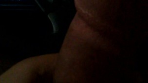 guy jerking his cock in the car NO CUMSHOT?