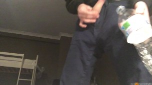 When your a boy and you need to pee but there is no urinal