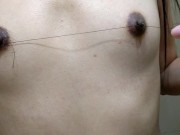 Playing with a string - Screenshot 13 of 16 - Long Nipples
