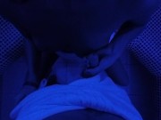 Quickie in eucalyptus sauna - public (interrupted) 4/16