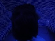 Quickie in eucalyptus sauna - public (interrupted) 5/16