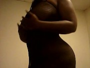 Chocolate Sexy bbw in fishnet 12/16