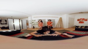 VR BANGERS-Three Hot Asian Girls Suck Your Dick with Cindy Starfall