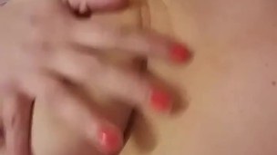 Black body suit with tits and shaved pussy showing
