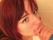 Ariel Blue's Sloppy Shower Dildo Blowjob 10/16