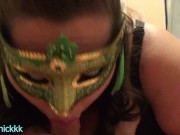 BBW Wife Gives Blowjob and Cumshot - St Patty's Special 11/16