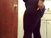 Sexy bbw jiggling ass in leggings 13/16